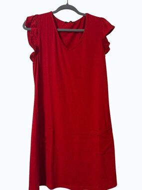 Women's Ofeefan Summer Dress Bright Red Size Medium